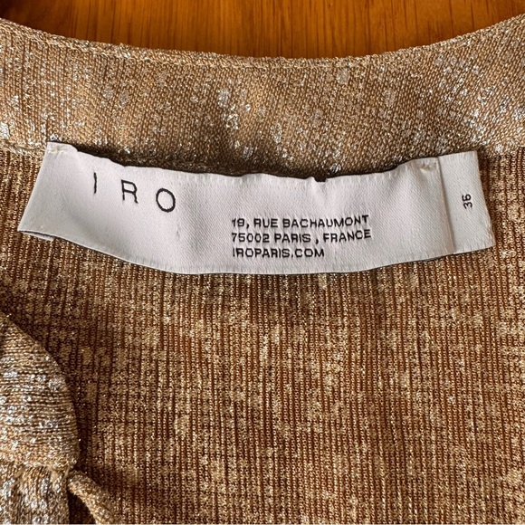 IRO Spacious Top in Light Nude Size FR 36 US 4 Small - Picture 8 of 13